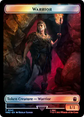 Warrior // Cyberman Double-Sided Token (Surge Foil) [Doctor Who Tokens] | Boutique FDB TCG