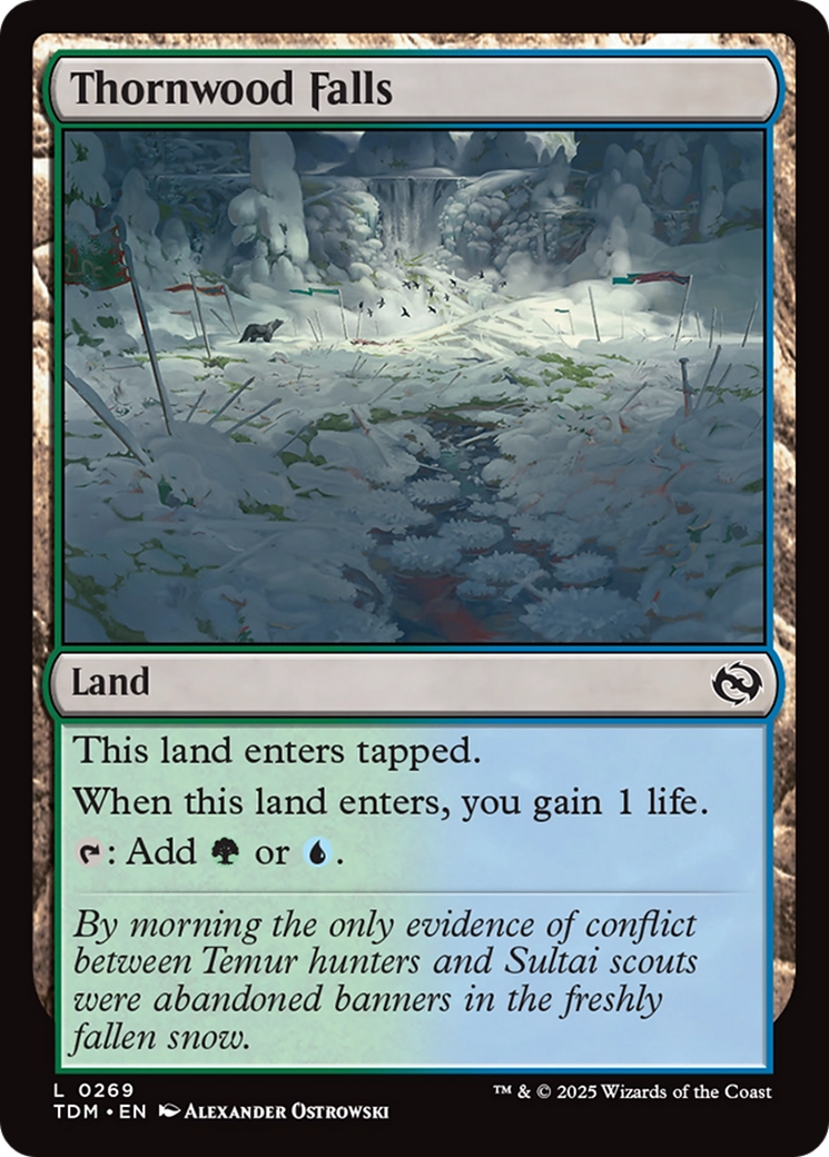 Thornwood Falls [Tarkir: Dragonstorm] | Boutique FDB TCG