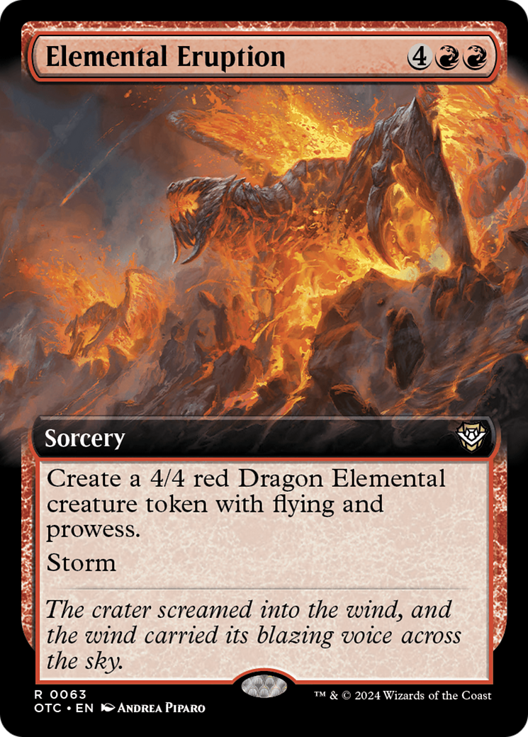 Elemental Eruption (Extended Art) [Outlaws of Thunder Junction Commander] | Boutique FDB TCG