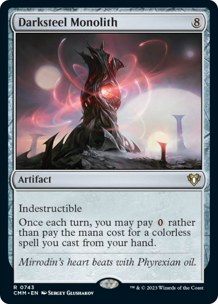 Darksteel Monolith [Commander Masters] | Boutique FDB TCG