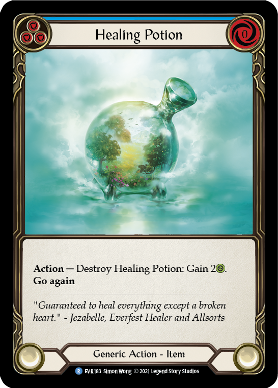 Healing Potion [EVR183] (Everfest)  1st Edition Cold Foil | Boutique FDB TCG