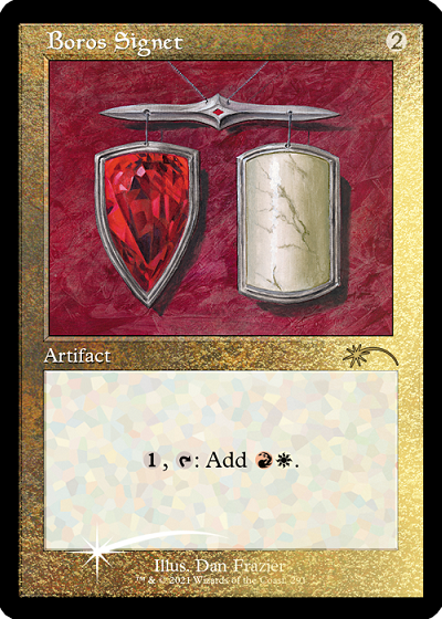 Boros Signet (Retro) (Foil Etched) [Secret Lair Drop Series] | Boutique FDB TCG