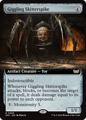 Giggling Skitterspike (Extended Art) [Duskmourn: House of Horror Commander] | Boutique FDB TCG