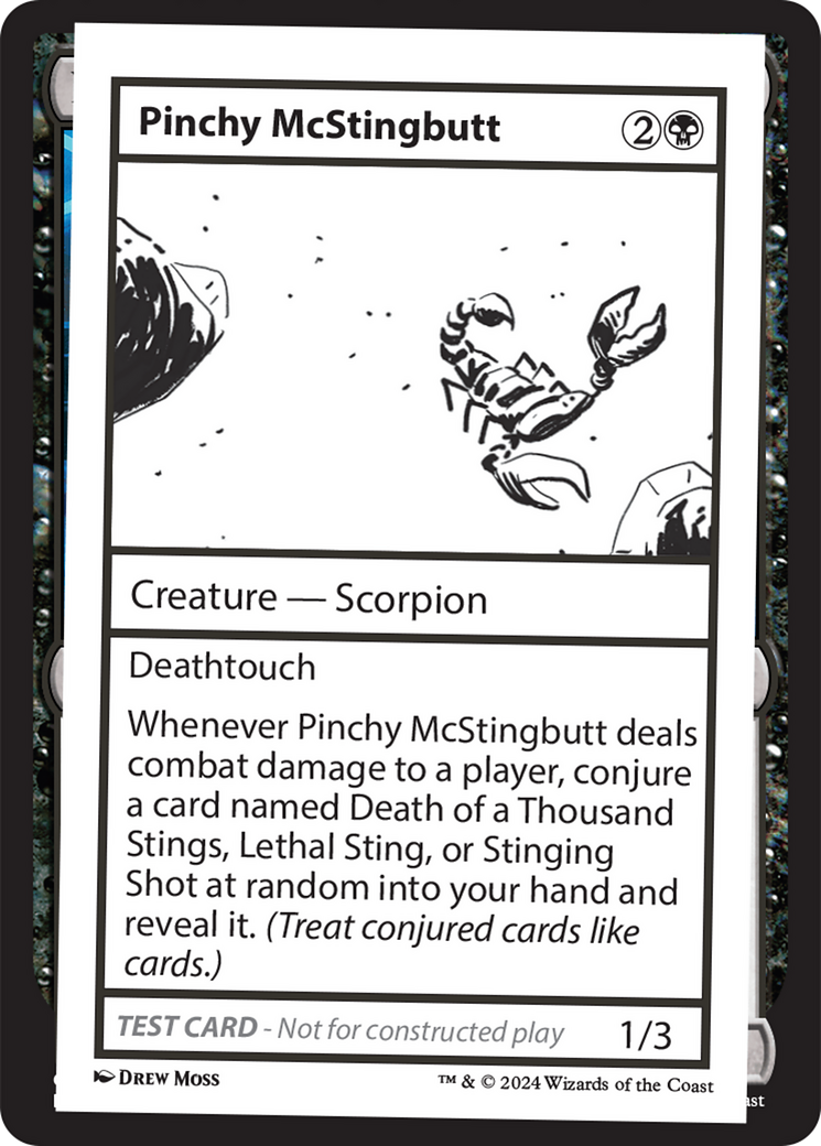 Pinchy McStingbutt [Mystery Booster 2 Playtest Cards] | Boutique FDB TCG