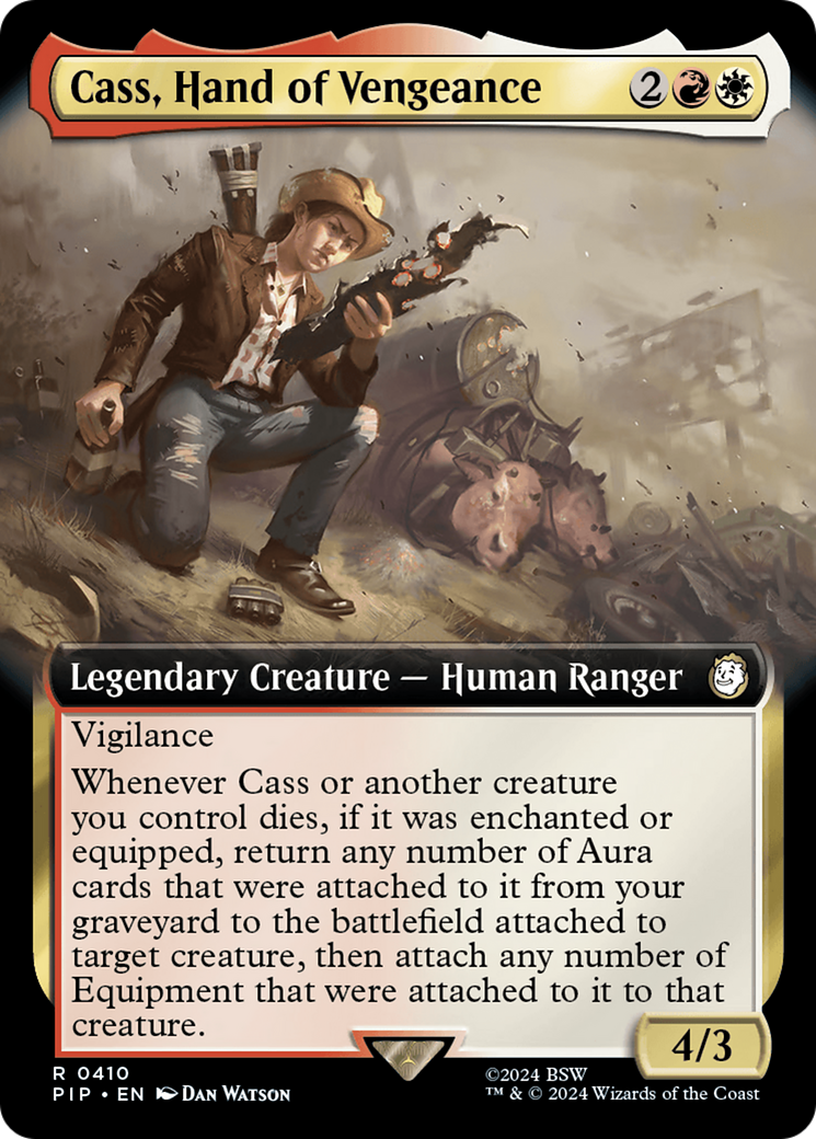 Cass, Hand of Vengeance (Extended Art) [Fallout] | Boutique FDB TCG