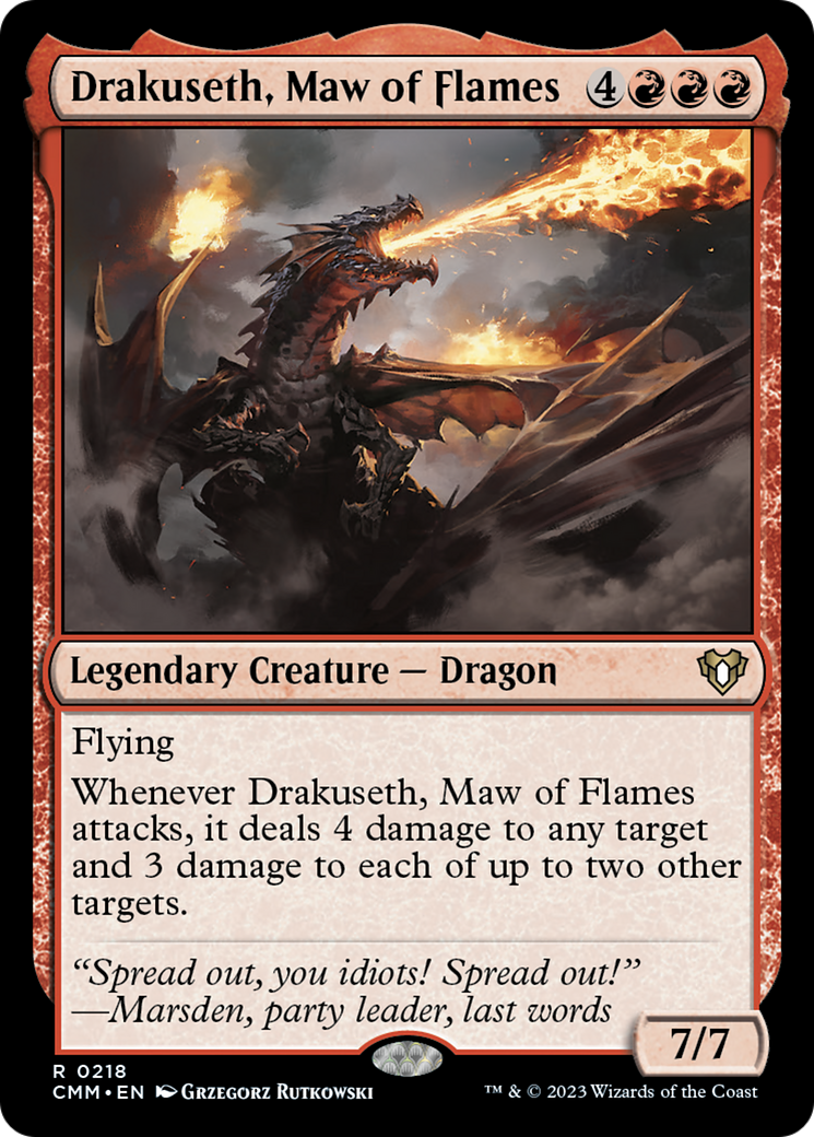 Drakuseth, Maw of Flames [Commander Masters] | Boutique FDB TCG