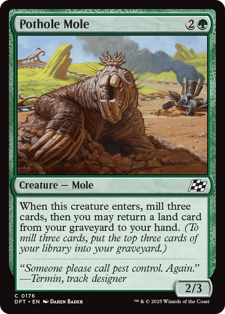Pothole Mole [Aetherdrift] | Boutique FDB TCG