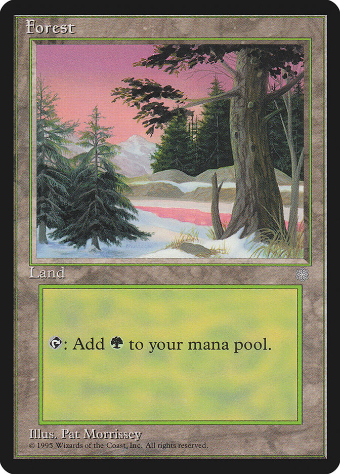 Forest (Pink Sky) [Ice Age] | Boutique FDB TCG