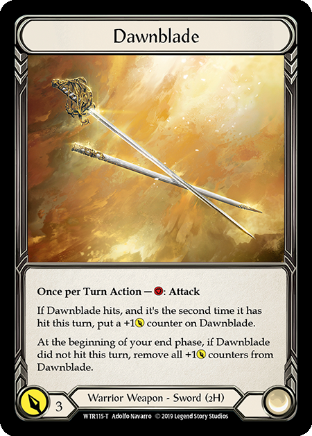 Dawnblade // Romping Club [WTR115-T // WTR003-T] (Welcome to Rathe)  Alpha Print Normal | Boutique FDB TCG