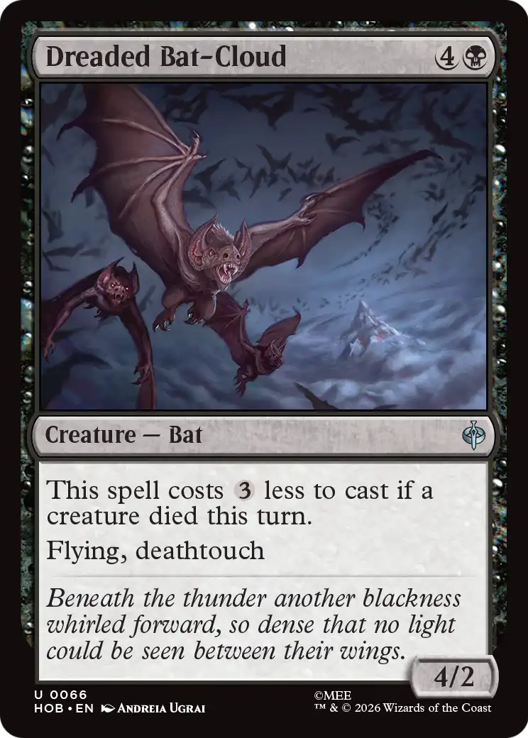Dreaded Bat-Cloud [The Hobbit] | Boutique FDB TCG