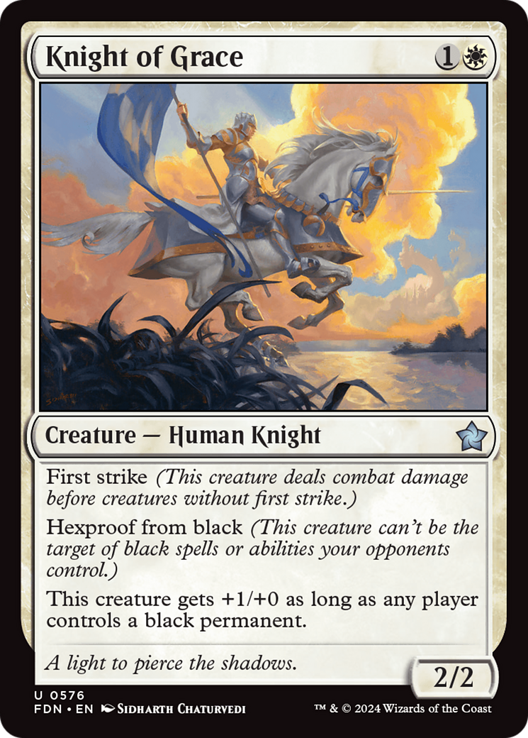 Knight of Grace [Foundations] | Boutique FDB TCG