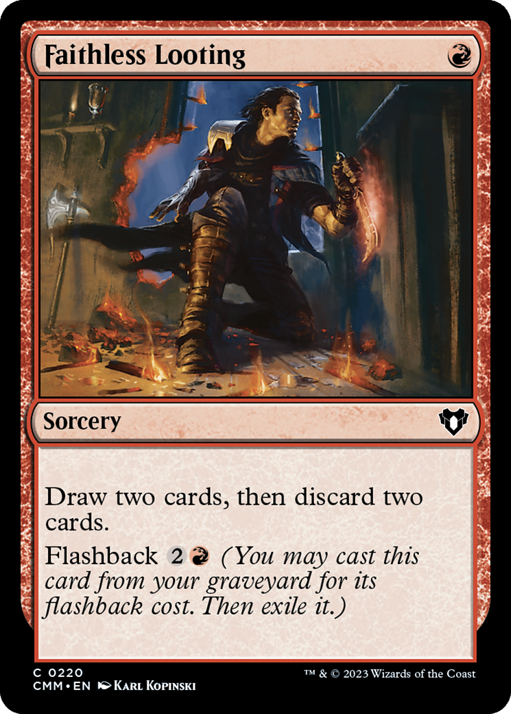 Faithless Looting [Commander Masters] | Boutique FDB TCG