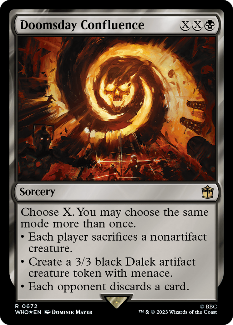 Doomsday Confluence (Surge Foil) [Doctor Who] | Boutique FDB TCG