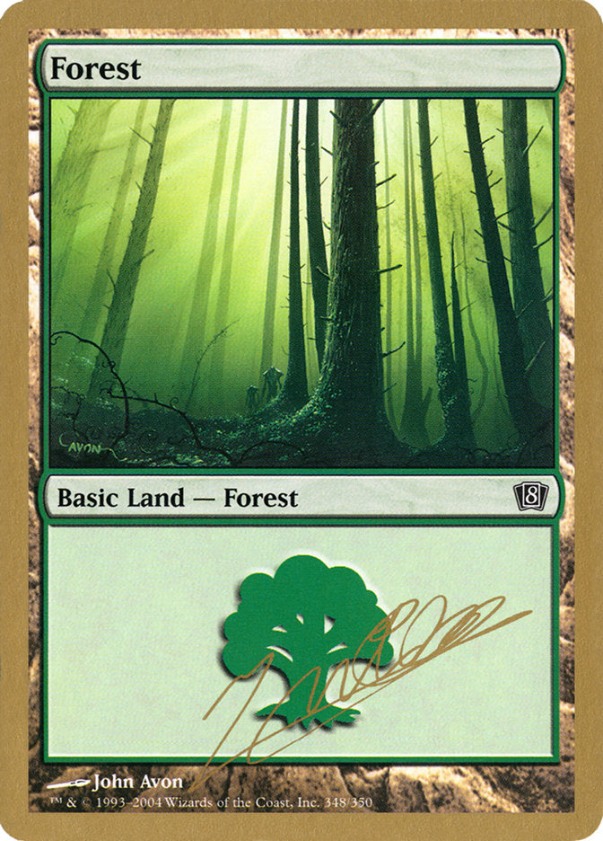 Forest (jn348) (Julien Nuijten) [World Championship Decks 2004] | Boutique FDB TCG