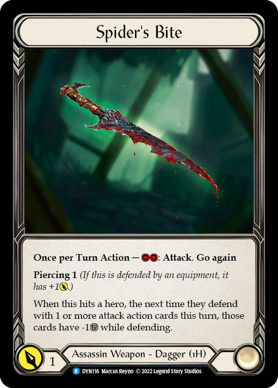 Spider's Bite [DYN116] (Dynasty)  Rainbow Foil | Boutique FDB TCG