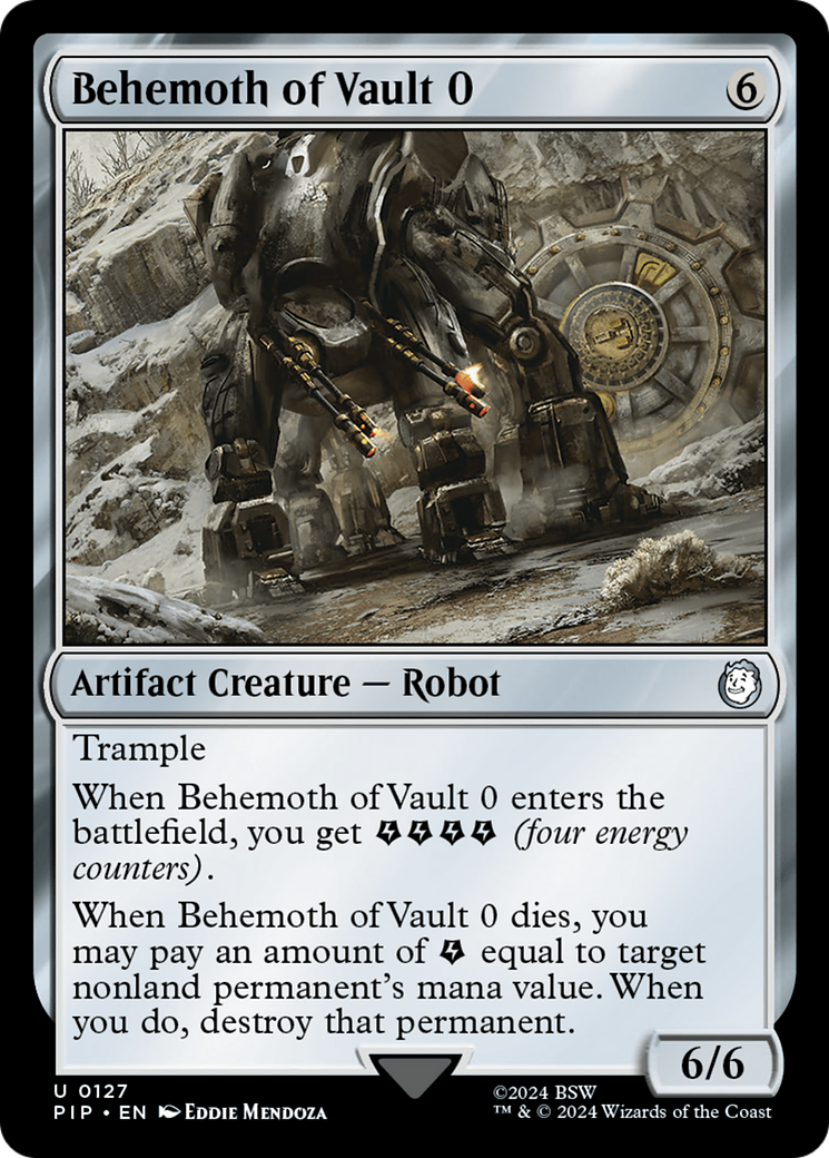 Behemoth of Vault 0 [Fallout] | Boutique FDB TCG