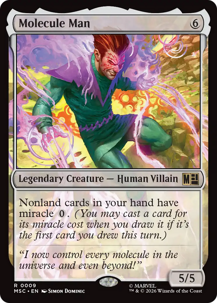 Molecule Man [Marvel Super Heroes Commander] | Boutique FDB TCG