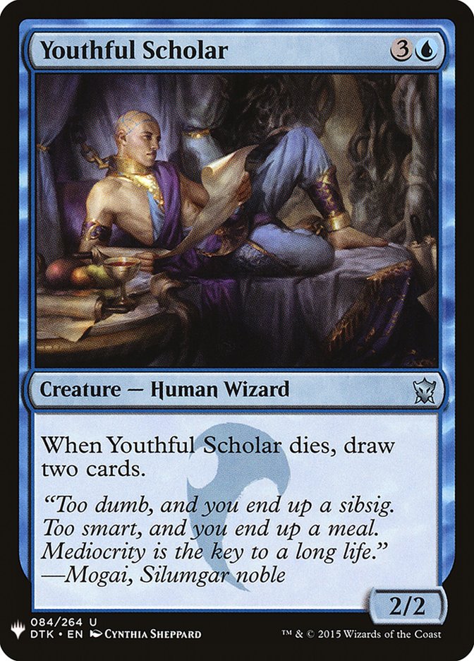 Youthful Scholar [Mystery Booster] | Boutique FDB TCG