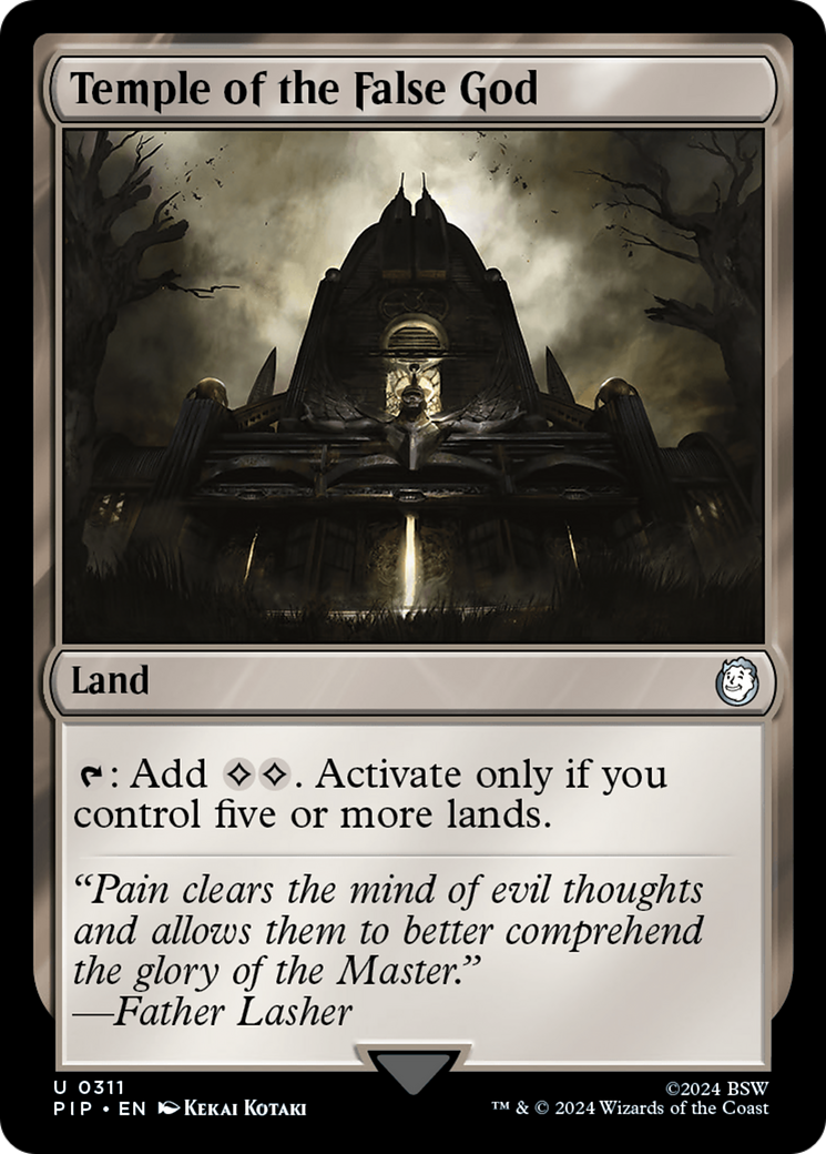 Temple of the False God [Fallout] | Boutique FDB TCG