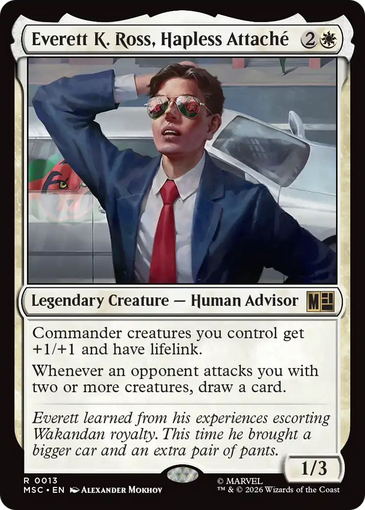 Everett K. Ross, Hapless Attache [Marvel Super Heroes Commander] | Boutique FDB TCG