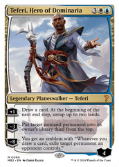 Teferi, Hero of Dominaria (White Border) [Mystery Booster 2] | Boutique FDB TCG