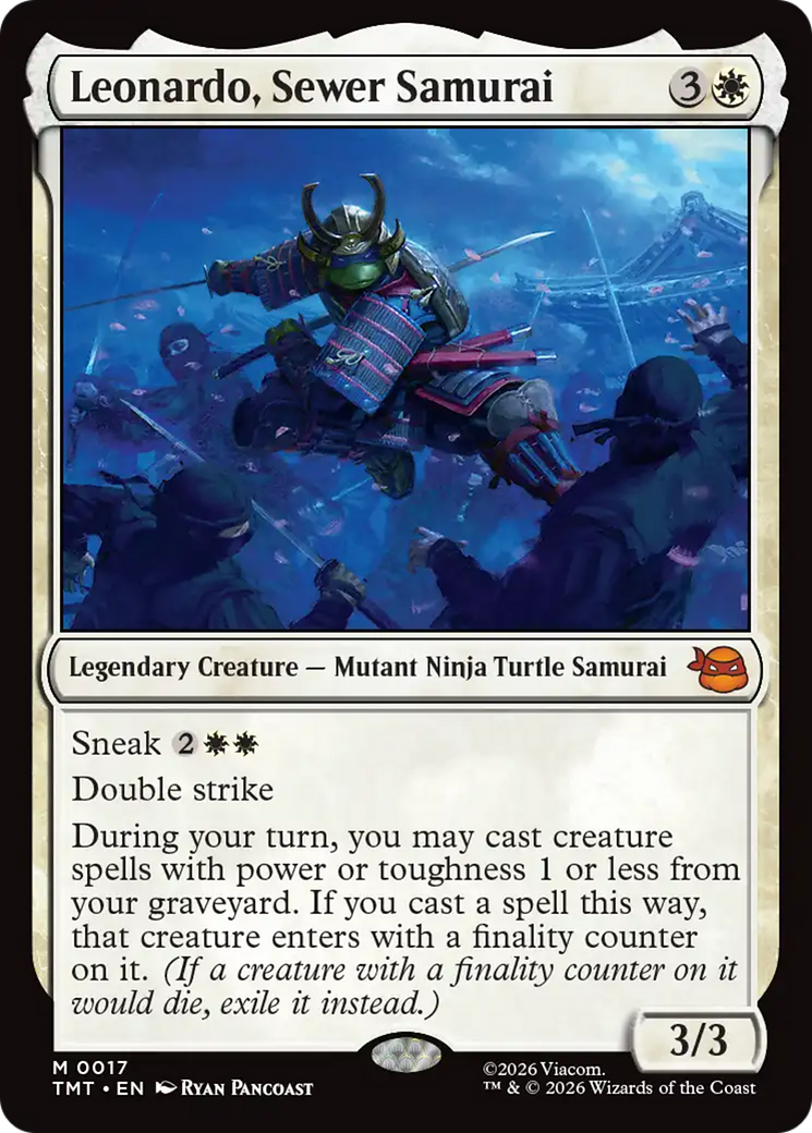 Leonardo, Sewer Samurai [Teenage Mutant Ninja Turtles] | Boutique FDB TCG