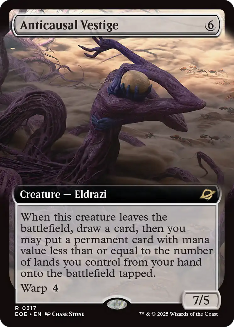 Anticausal Vestige (Extended Art) [Edge of Eternities] | Boutique FDB TCG