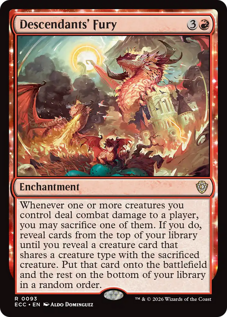 Descendants' Fury [Lorwyn Eclipsed Commander] | Boutique FDB TCG