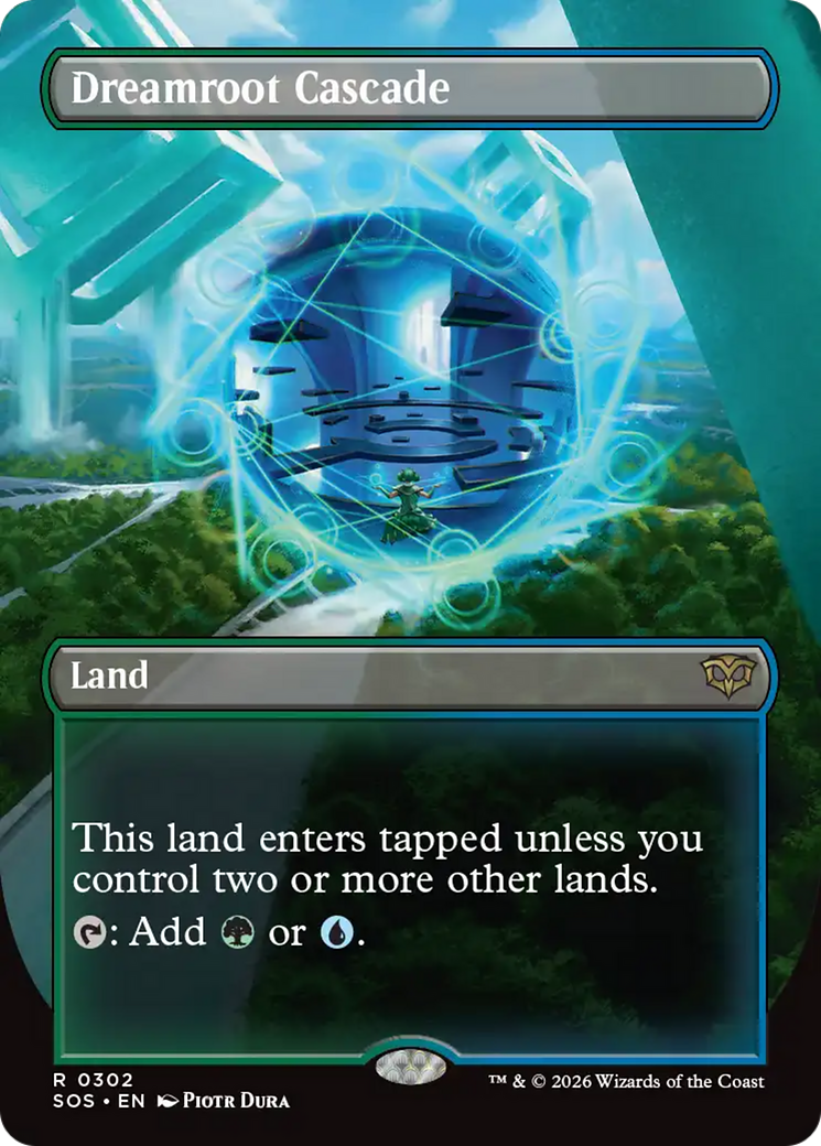 Dreamroot Cascade (Borderless) [Secrets of Strixhaven] | Boutique FDB TCG