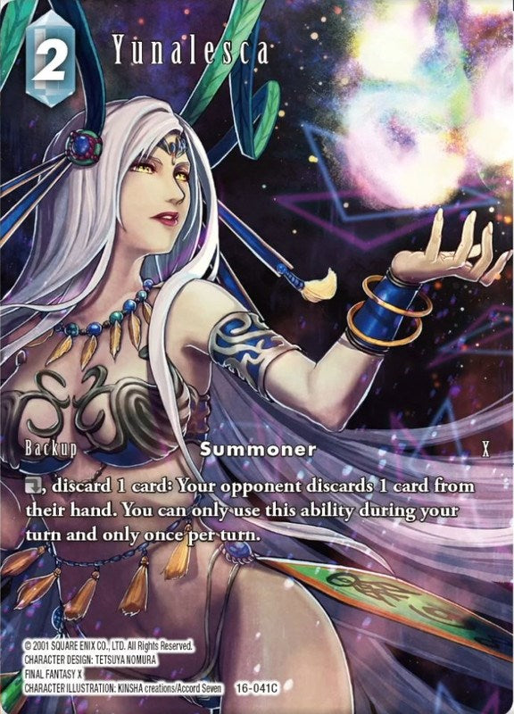 Yunalesca (Full Art) [Emissaries of Light] | Boutique FDB TCG