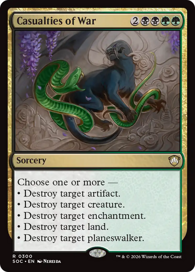 Casualties of War [Secrets of Strixhaven Commander] | Boutique FDB TCG