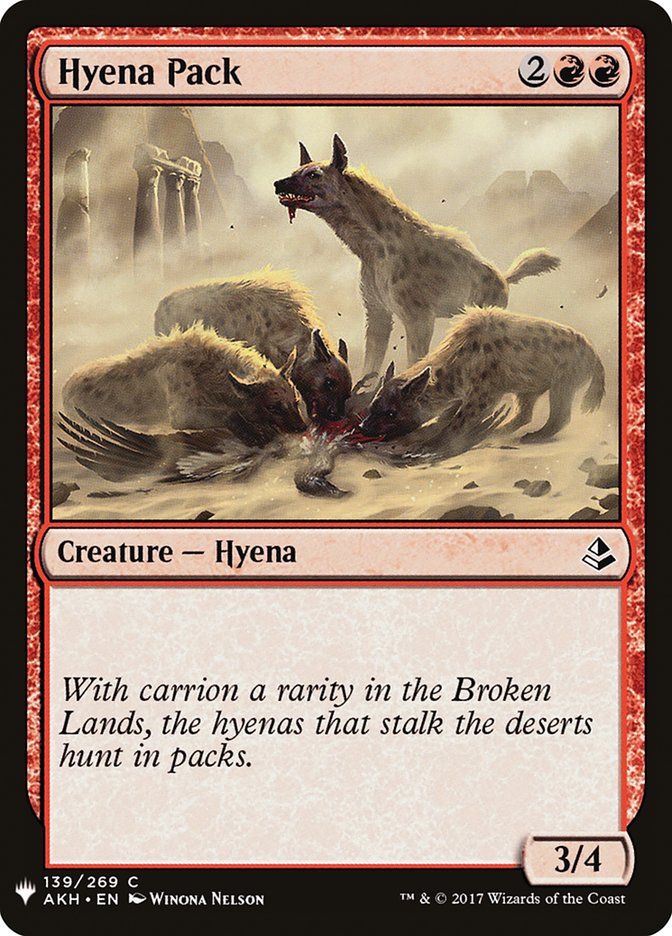 Hyena Pack [Mystery Booster] | Boutique FDB TCG