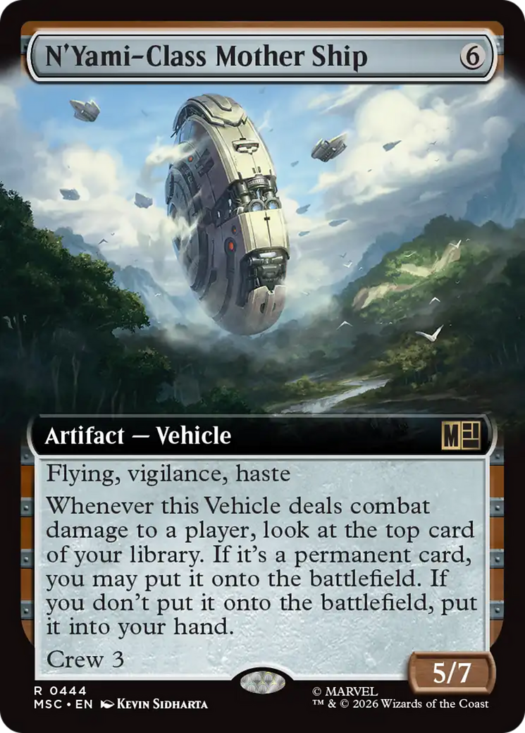 N'Yami-Class Mother Ship (Extended Art) [Marvel Super Heroes Commander] | Boutique FDB TCG
