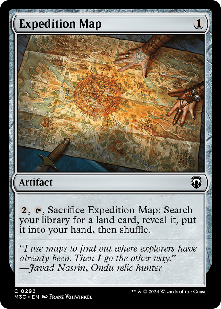 Expedition Map (Ripple Foil) [Modern Horizons 3 Commander] | Boutique FDB TCG