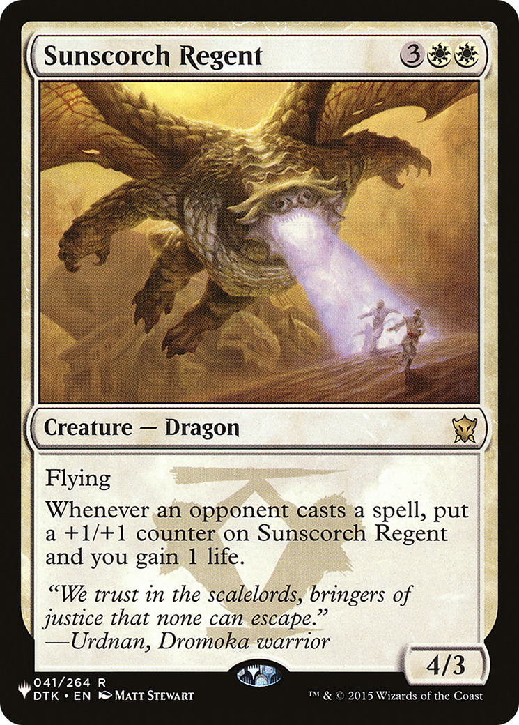 Sunscorch Regent [The List] | Boutique FDB TCG