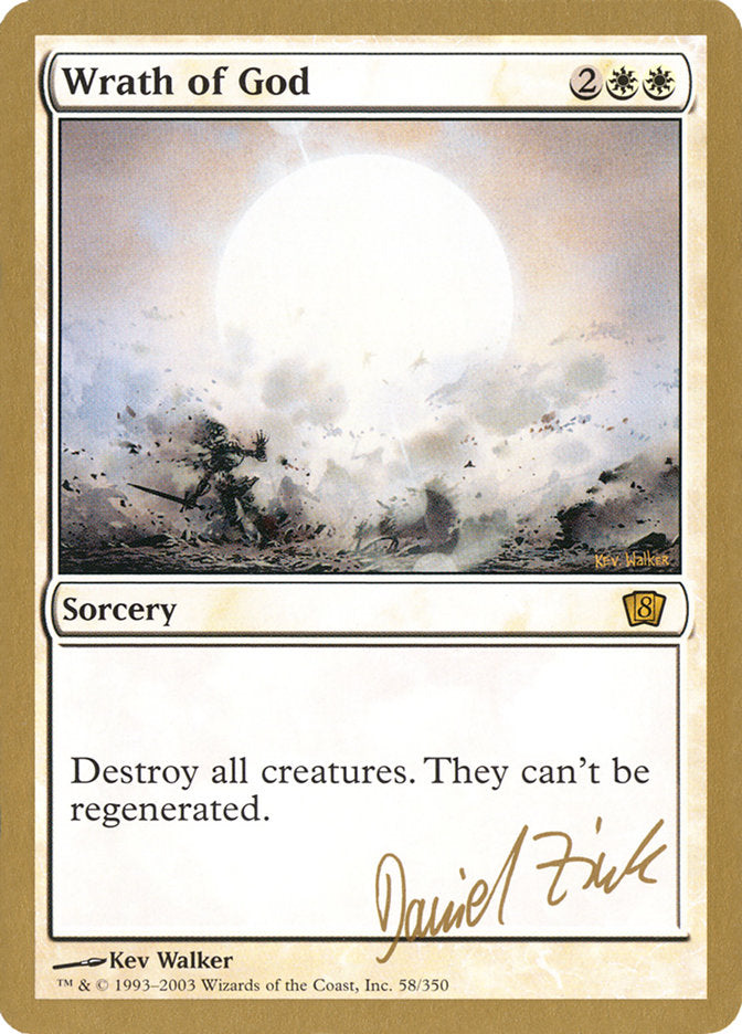 Wrath of God (Daniel Zink) [World Championship Decks 2003] | Boutique FDB TCG