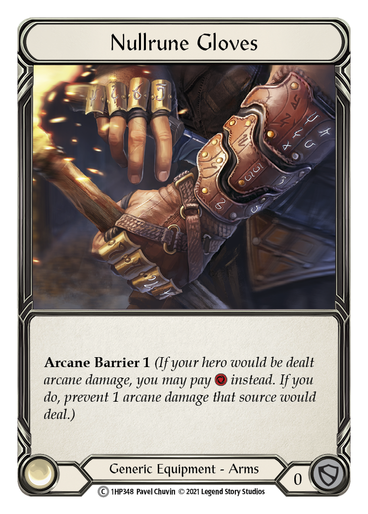 Nullrune Gloves [1HP348] (History Pack 1) | Boutique FDB TCG