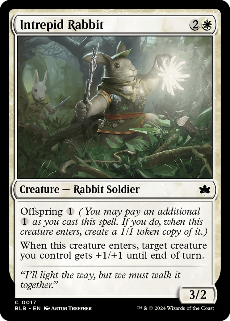 Intrepid Rabbit [Bloomburrow] | Boutique FDB TCG