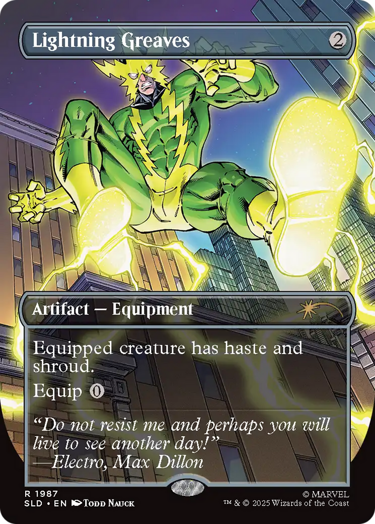 Lightning Greaves (1987) [Secret Lair Drop Series] | Boutique FDB TCG