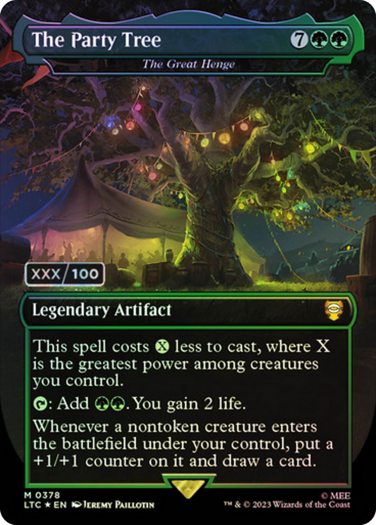 The Party Tree - The Great Henge (Serialized) [The Lord of the Rings: Tales of Middle-Earth Commander] | Boutique FDB TCG