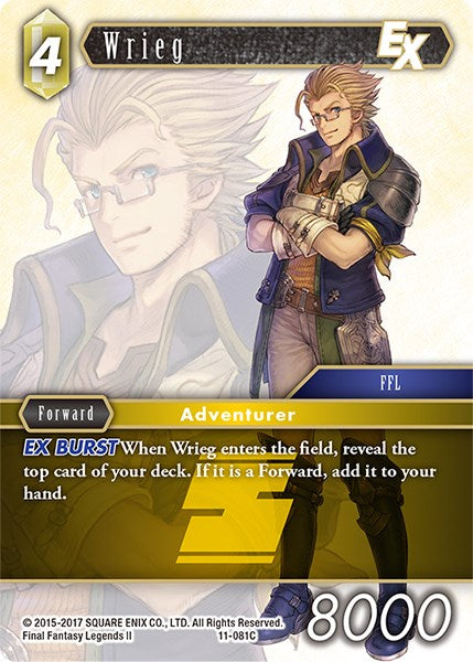 Wrieg EX [Opus XI] | Boutique FDB TCG