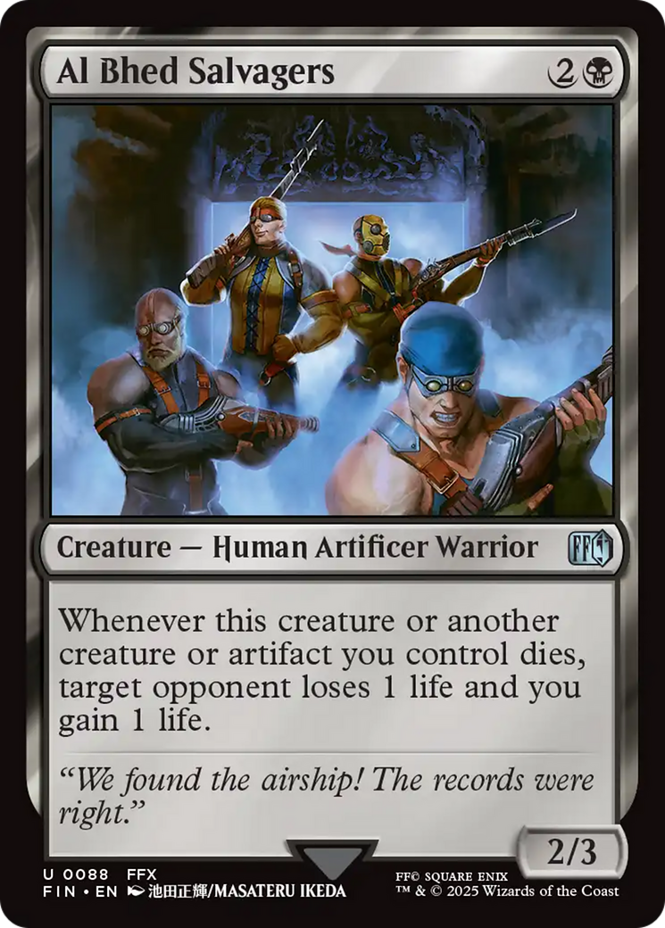 Al Bhed Salvagers [FINAL FANTASY] | Boutique FDB TCG