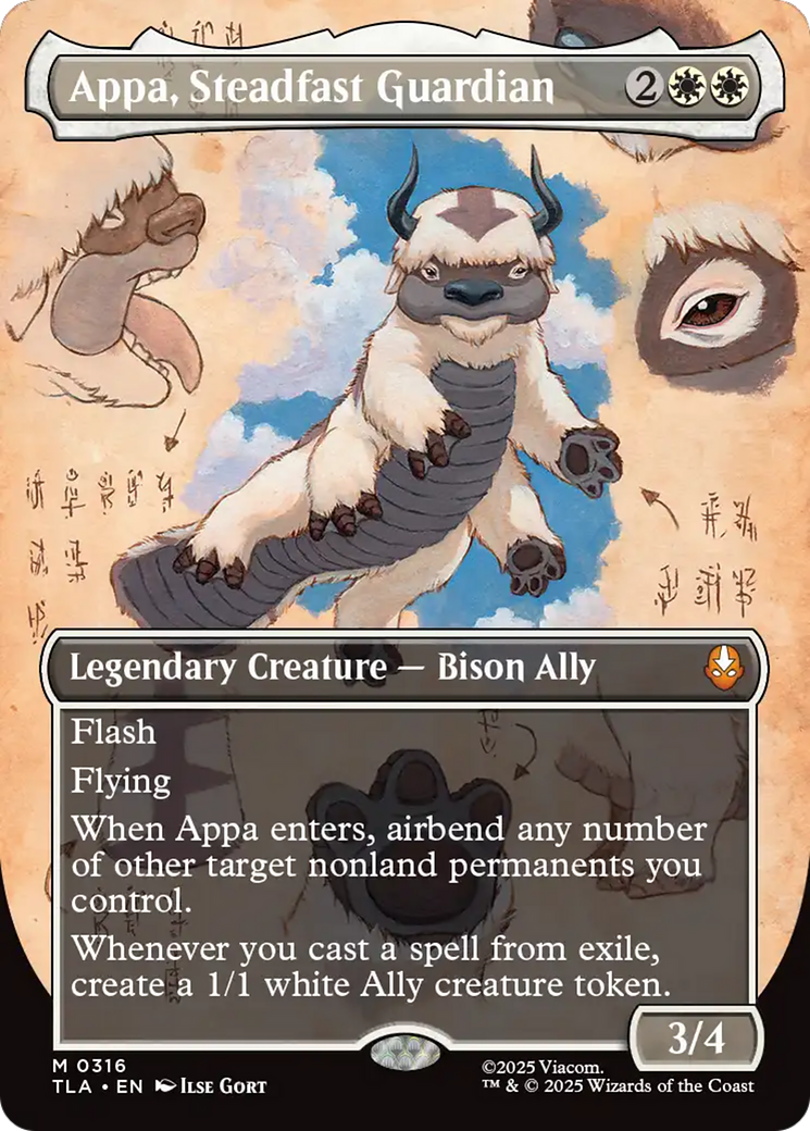Appa, Steadfast Guardian (Borderless) [Avatar: The Last Airbender] | Boutique FDB TCG