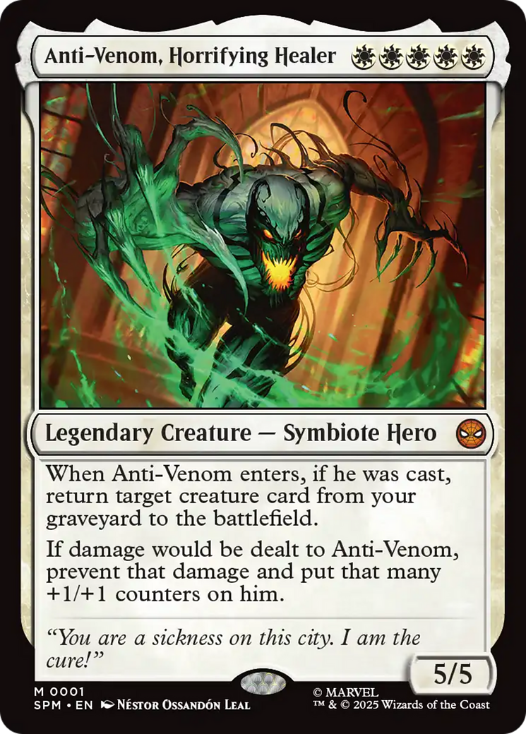 Anti-Venom, Horrifying Healer [Marvel's Spider-Man] | Boutique FDB TCG