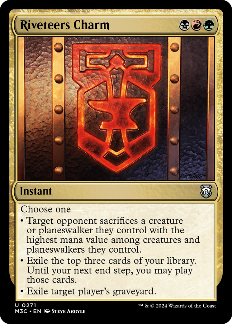 Riveteers Charm (Ripple Foil) [Modern Horizons 3 Commander] | Boutique FDB TCG