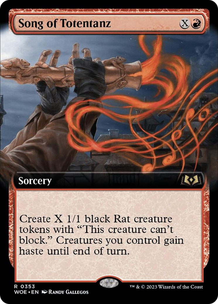 Song of Totentanz (Extended Art) [Wilds of Eldraine] | Boutique FDB TCG