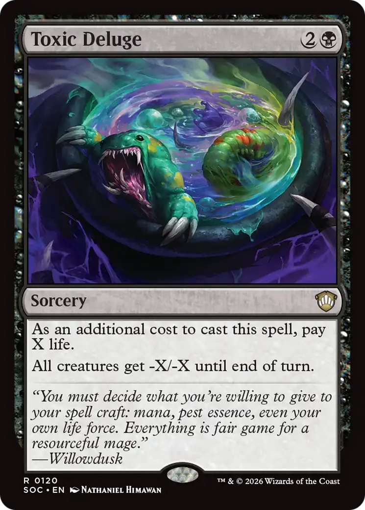 Toxic Deluge [Secrets of Strixhaven Commander] | Boutique FDB TCG