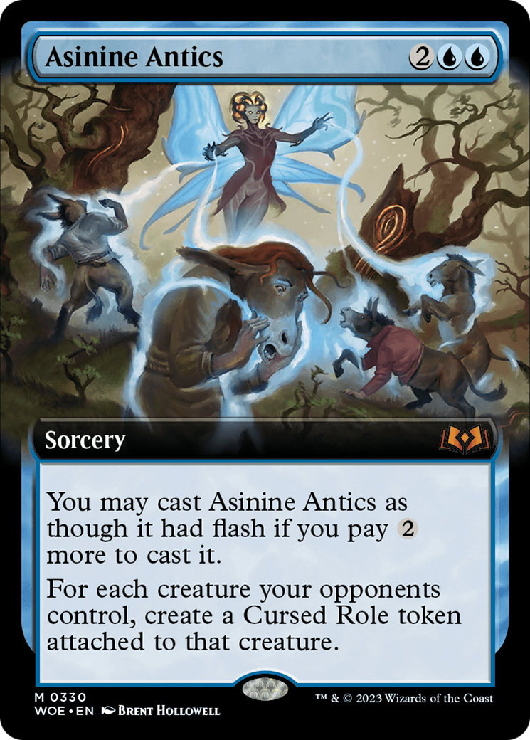 Asinine Antics (Extended Art) [Wilds of Eldraine] | Boutique FDB TCG