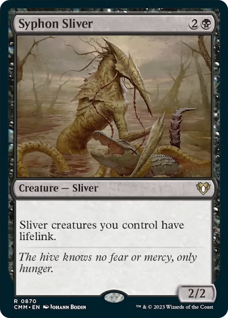 Syphon Sliver [Commander Masters] | Boutique FDB TCG