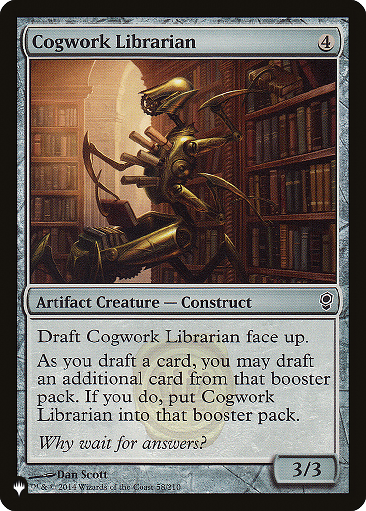 Cogwork Librarian [The List Reprints] | Boutique FDB TCG